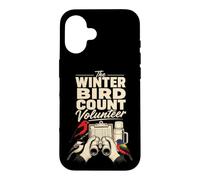 Birding The Winter Bird Count Volunteer Case for iPhone 16