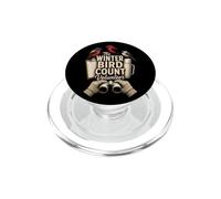 Birding The Winter Bird Count Volunteer PopSockets PopGrip for MagSafe