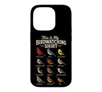 Birding This Is My Birdwatching Species Chart Case for iPhone 14 Pro