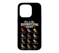 Birding This Is My Birdwatching Species Chart Case for iPhone 15 Pro
