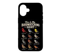 Birding This Is My Birdwatching Species Chart Case for iPhone 16