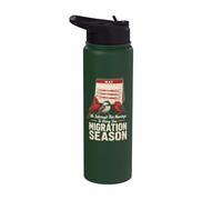 Birding We Interrupt This Marriage to Bring You Migration Stainless Steel Insulated Water Bottle