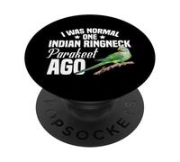 Birdkeeper Bird Owner Normal Indian Ringneck Parakeet PopSockets Adhesive PopGrip