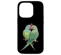 Birdkeeper Birdkeeping Love Indian Ringneck Parakeet Case for iPhone 14 Pro