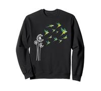Birdkeeper Parrot Lover Flower Indian Ringneck Parakeet Sweatshirt