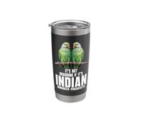 Birdkeeper Parrot Lover Hoarding Indian Ringneck Parakeet Stainless Steel Insulated Tumbler