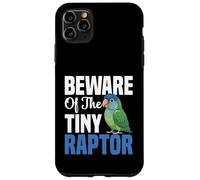 Birdkeeping Lover Bird Owner Beware Blue Crowned Conure Case for iPhone 11 Pro Max