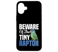 Birdkeeping Lover Bird Owner Beware Blue Crowned Conure Case for iPhone 16 Plus