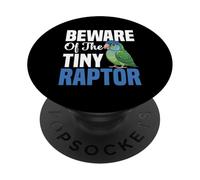 Birdkeeping Lover Bird Owner Beware Blue Crowned Conure PopSockets Adhesive PopGrip