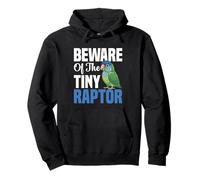 Birdkeeping Lover Bird Owner Beware Blue Crowned Conure Pullover Hoodie