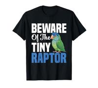 Birdkeeping Lover Bird Owner Beware Blue Crowned Conure T-Shirt