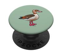 Birdorable Egyptian Goose Cute Cartoon Waterfowl Bird PopSockets Swappable PopGrip