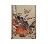 Birds And Autumn Fruit Retro Poster Metal Tin Sign Chic Art Retro Iron Painting Bar People Cave Cafe Family Garage Poster Wall Decoration 12x16inch(30x40cm)