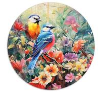 Birds And Flowers 1000 Piece Science Fiction Jigsaw Puzzle For Adults Educational Games Stress Relief Puzzle Exercise The Memory of The Brain for Men, Women, Elders, Seniors 1000pcs (67.5x67.5cm)
