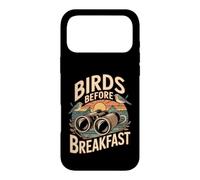 Birds Before Breakfast Funny Birdwatching Quote Case for iPhone 17 Pro Max