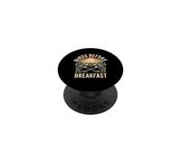 Birds Before Breakfast Retro Birdwatching Binoculars PopSockets Adhesive PopGrip