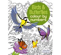 Birds & Butterflies Colour by Numbers (Arcturus Colour by Numbers Collection, 7)