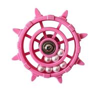 Birds Engaging Plaything Colorful Rotating Bead Wheel to Keep Birds Active and Happy Bird Cage Accessories