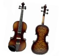 Bird's Eye Maple Wood 4/4 Violin Carving Ribs And Neck Inlay Nice Shell Sound Clear And Melodious