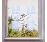 Bird's Eye View Clear/Etched Window Deflector 10 x 10 cm