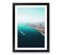 Birds Eye View of Turkey in Abstract Framed Print | A2 Black Framed Wall Art | Ready to Hang | Abstract Animal Picture | Living Room Bedroom Lounge Office
