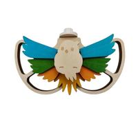 Birds Feeders for Outside | Wood Rotate Training Toy for Bird - Chewable Toy with Food Holes for Cockatiel Parrot Parakeet Feeding Yard Deck Garden Outdoor Wild