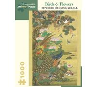 Birds & Flowers : Japanese Hanging Scroll 1000-Piece Jigsaw Puzzle