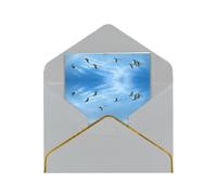 Birds Flying Away Over Sky Greetings All Occasion Cards For Thank You Birthday Congratulations Envelopes Blank Cards