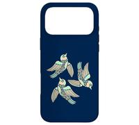 BIRDS FLYING HIGHER Cute Inspiring Hopeful Birds Green Cream Case for iPhone 17 Pro Max