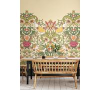 Birds, Fruit And Foliage Wall Mural Origin Murals Gold W300cm x H240cm