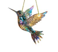 Birds Hummingbird Suncatchers, Animals Stained Glass Window Hangings crystal suncatcher kit Sun Catchers For Bird Hanging Ornaments Stained Glass Kit For Outdoor Indoor Garden Party Decor (B, Medium)