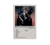 Birds in The Trap Sing McKnight by Travis ScottCelebrity Portrait Posters Hip Hop Classic Music Singers Famous Actors Athletes Print Canvas Painting Decoration12x18inch(30x45cm) Unframe-style-21