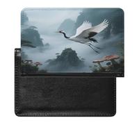 Birds in The Valley Passport Holder Unique PU Ultra-thin Passport Protective Case Compact Easy to Carry Passports Cover for Women And Men Passports Case