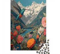 Birds, Maya, Flowers, Lush Valleys, Mountains1000 Piece Impossible for Adults Games Gifts Kids Challenge Jigsaw