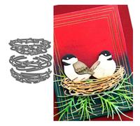 Bird's Nest Die Cuts for Card Making, Metal Cutting Dies for Paper Scrapbooking, DIY Stencils for Album Party Wedding Festivals Decoration