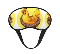 Bird's Nest Golden Chicken Full-Coverage Sleep mask Full-Coverage Sleep mask Relaxing Stress-Free Nighttime Eye mask