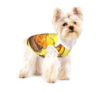 Bird's Nest Golden Chicken Small Dog Cotton Vest Medium - Breathable, Comfortable Pet Shirt for Cats and Dogs