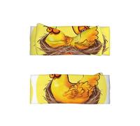 Bird's Nest Golden ChickenBow headband, patterned baby bow hair accessory, suitable for newborns, infants, and everyday wear