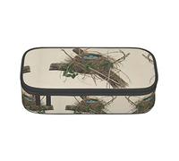 Birds Nest Large Pencil Case for Girls and Boys, Aesthetic Pencil Bag with Multi Compartments for Adults, Office Stationary Organizer Practical for Kids Teenage Women Men