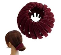 Birds Nest Magic Hair Clip - Velvet Bird Nest-Shaped Hair Clips, Three Rows of Teeth Styling Supplies for Making Ponytail, Bun and Hairpin for Long Short, Curly Hair
