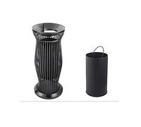 Bird's Nest Outdoor Tr Can,Stainless Steel Waste Bin,5.2 Gallon Capacity,With Tr
