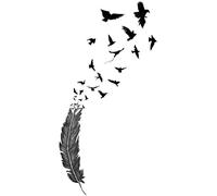 Birds Of A Feather Temporary Tattoo x3 Copies