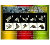 BIRDS OF PREY 2003 PRESENTATION PACK NO. 343 * Royal Mail Mint British Collector Stamps - MNH * No. of Stamps: 10 1st CLASS STAMPS