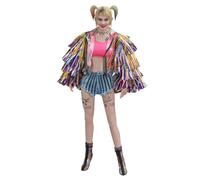 Birds of Prey Harley Quinn Caution Tape Jacket 1:6 Scale 12" Figure Hot Toys