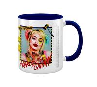 Birds Of Prey (Harley Quinn Warning) Blue Inner Coloured Mug