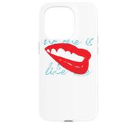 Birds of Prey No One Is Like Me Lips Case for iPhone 15 Pro