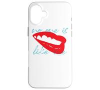 Birds of Prey No One Is Like Me Lips Case for iPhone 16 Plus