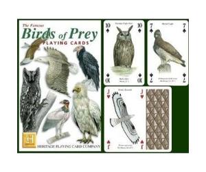 Birds of Prey Playing Cards by Heritage Playing Card