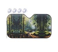 Birds of The Forest Medium Car Windshield Sunshade - Quick Cooling in The car in Summer, Portable Storage Sunshade