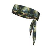 Birds of the Forest Printed headband, adiustable headband, perfect for running, fitnessand other sports.